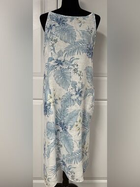 Lungo L’Arno 100% Linen Tropical Dress